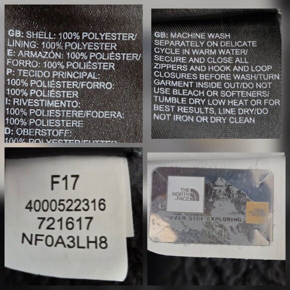 The North Face Women's Sweater Fleece Jacket - Like New Pre-owned: Size: Large - Picture 5 of 5